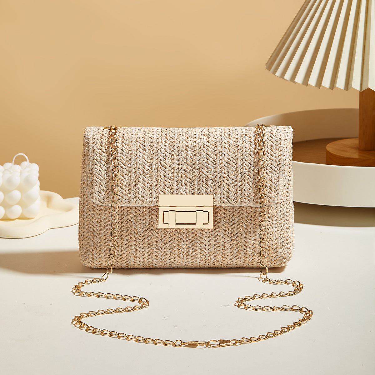Pochette en fibre naturelle