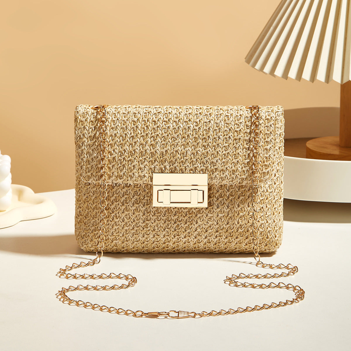 Pochette en fibre naturelle