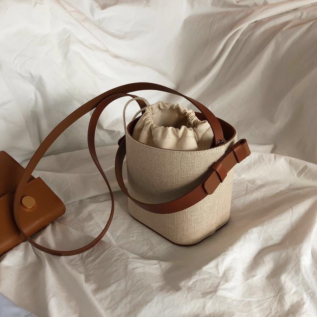 Sac seau en toile