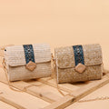 Sac à bandoulière bohème en fibre naturelle
