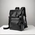 Sac à dos moderne homme en cuir noir