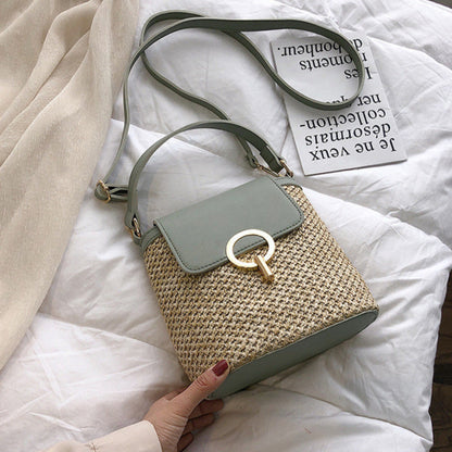 Sac à bandoulière en fibre naturelle