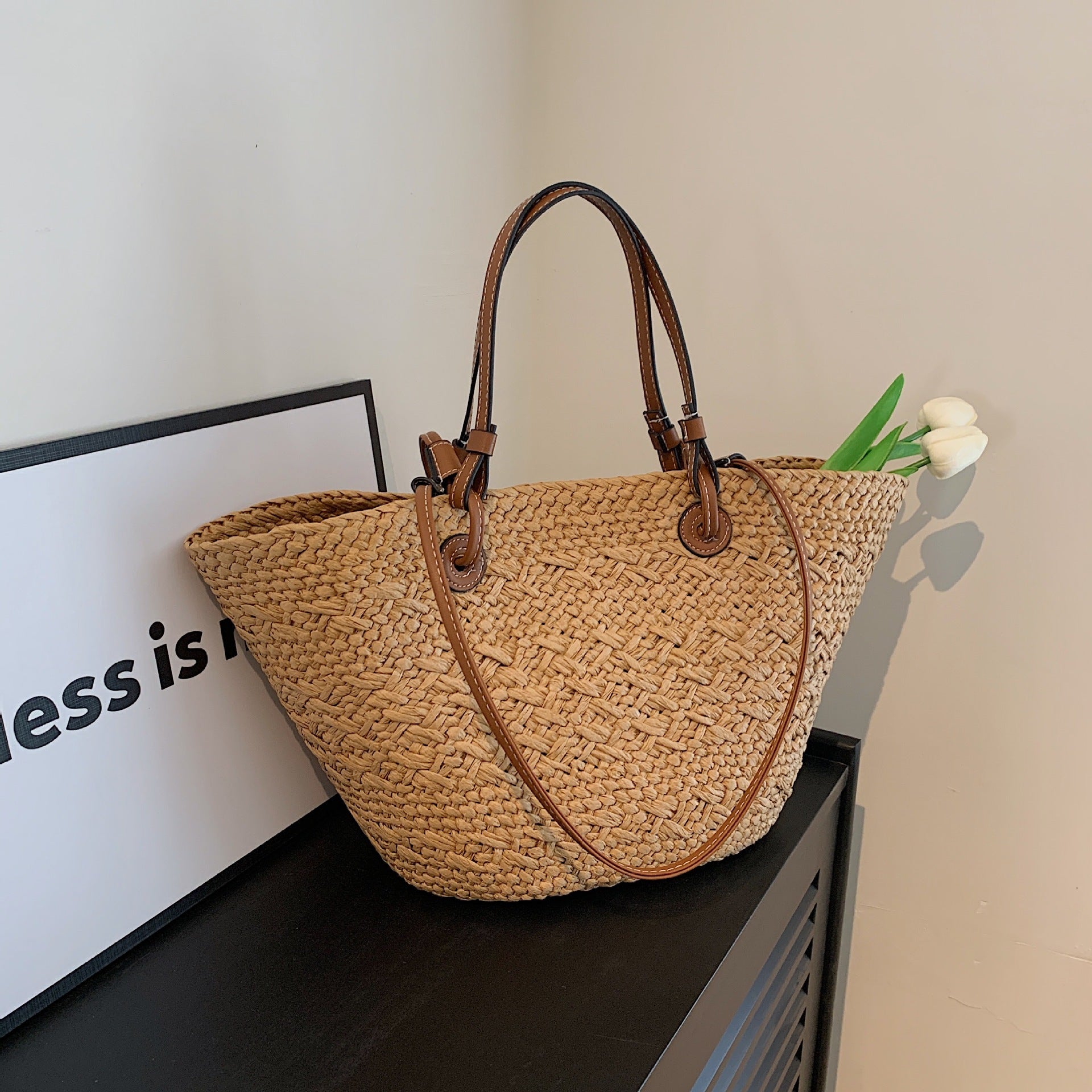 Sac fourre tout en fibre naturelle