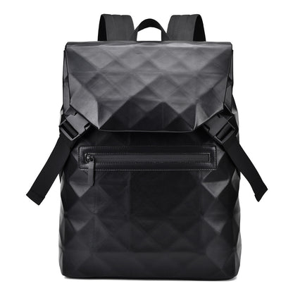 Sac à dos moderne homme en cuir noir