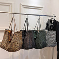 Grand sac fourre-tout léopard