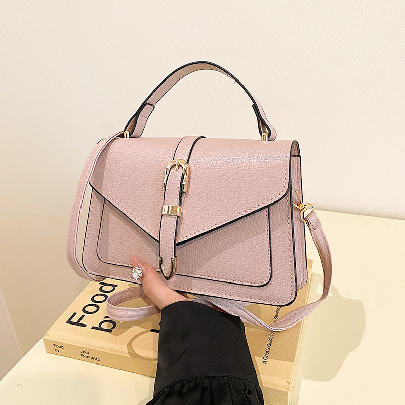 Sac à main en cuir grainé