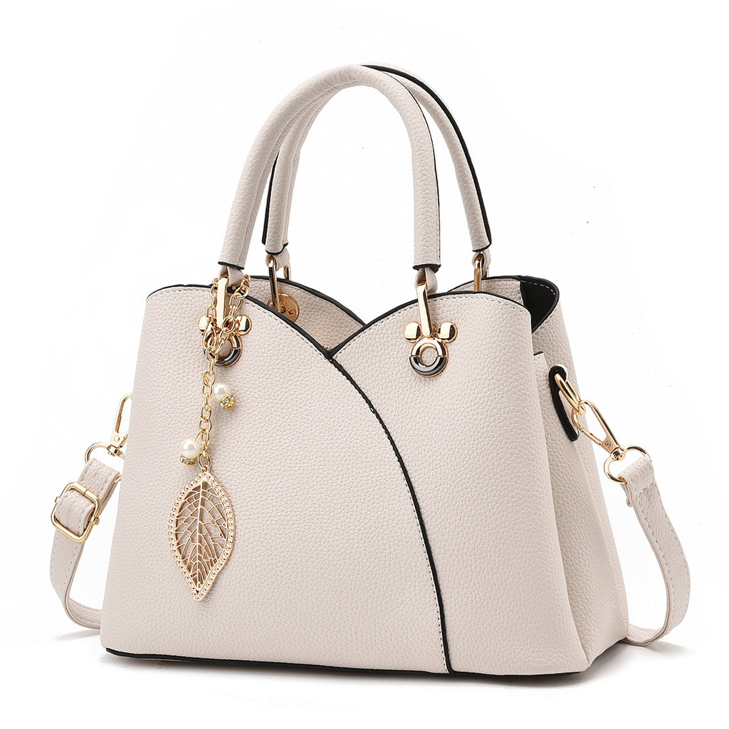 Sac à main en cuir grainé