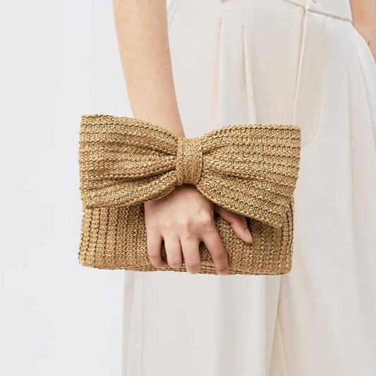 Pochette en fibre naturelle