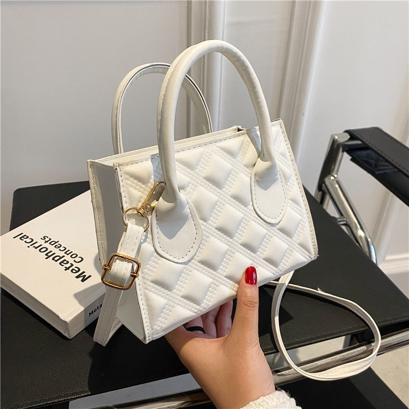 Sac à main en cuir matelassé