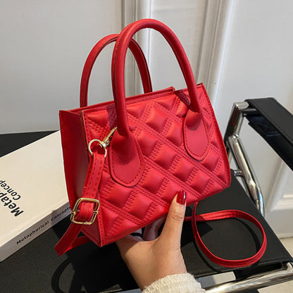 Sac à main en cuir matelassé